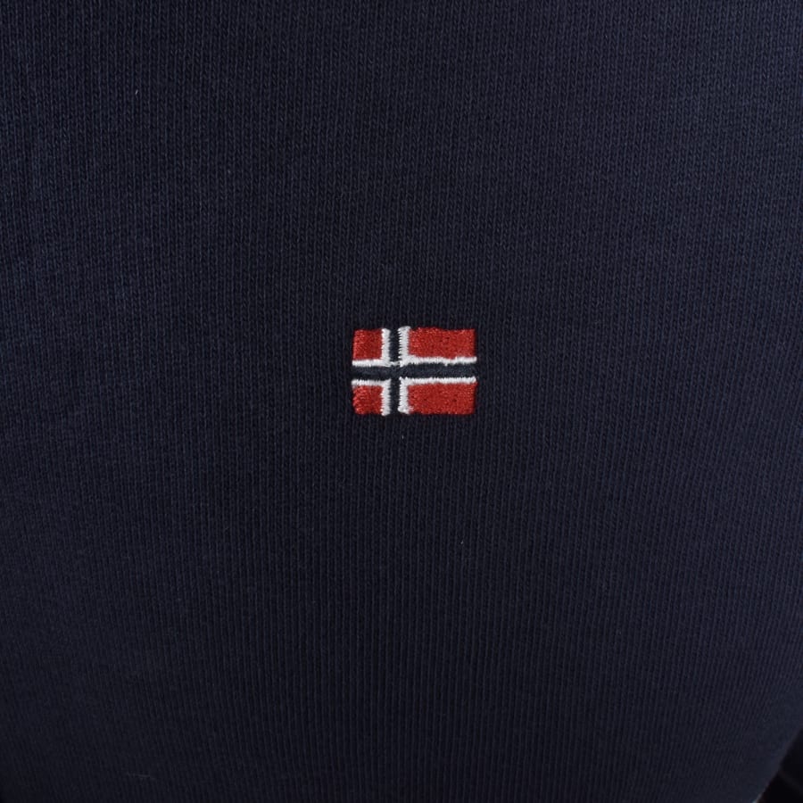 Image number 3 for Napapijri Balis Full Zip Hoodie Blue Marine