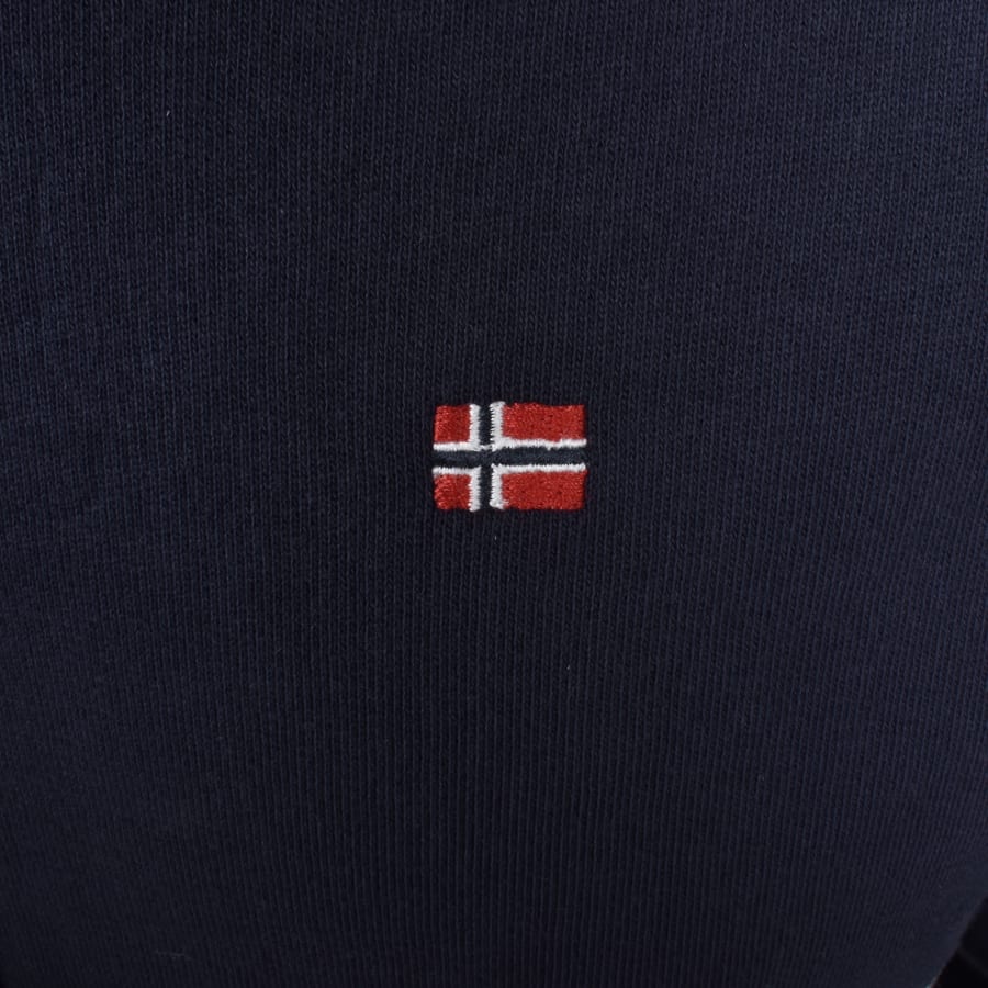 Image number 3 for Napapijri Balis Full Zip Sweatshirt Blue Marine