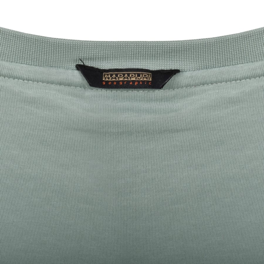 Image number 5 for Napapijri Badge Logo T Shirt Green