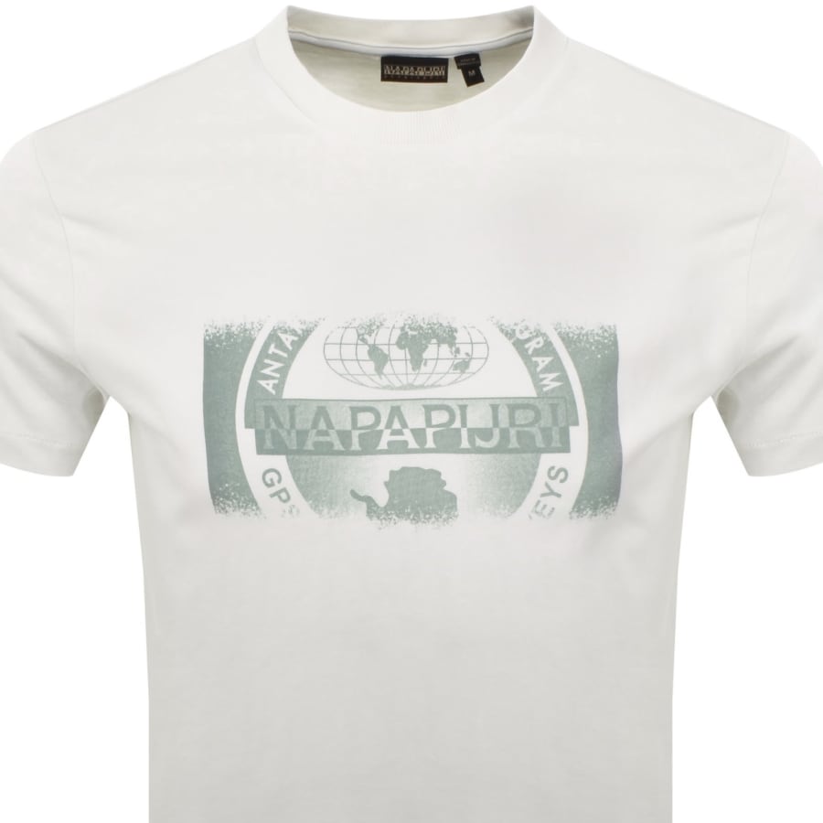 Image number 2 for Napapijri Vanni Logo T Shirt White