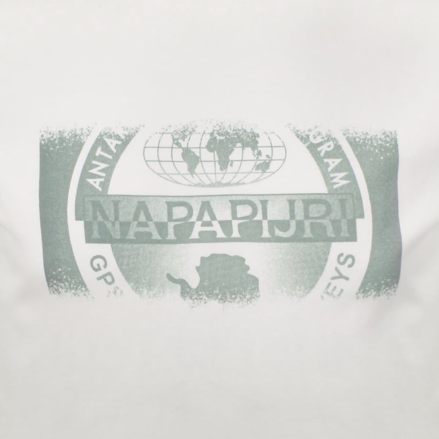 Image number 3 for Napapijri Vanni Logo T Shirt White