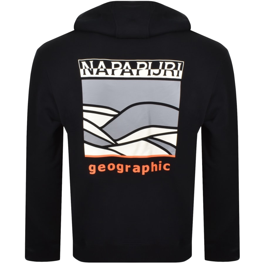 Image number 5 for Napapijri Sovana Relaxed Fit Hoodie Black