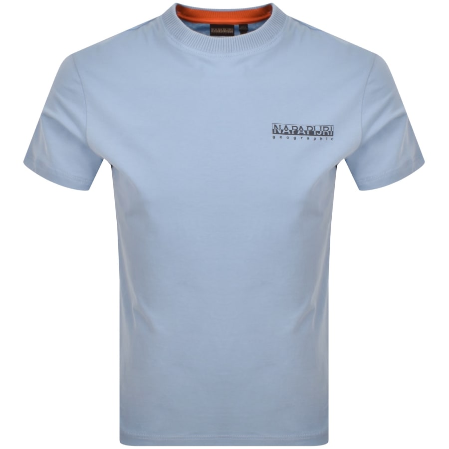 Image number 2 for Napapijri Sovana Logo T Shirt Blue