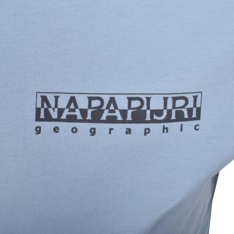 Image number 4 for Napapijri Sovana Logo T Shirt Blue