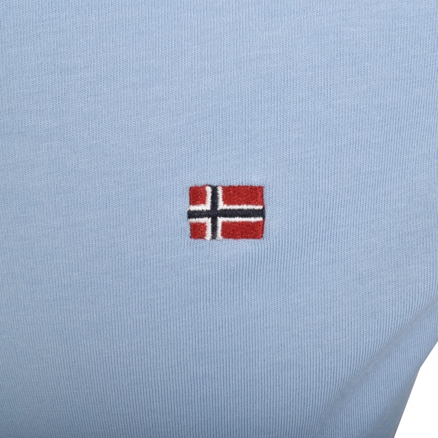 Image number 3 for Napapijri Salis Sum Logo T Shirt Blue