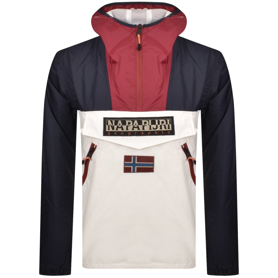 Image number 2 for Napapijri Rainforest Windbreaker Jacket Cream