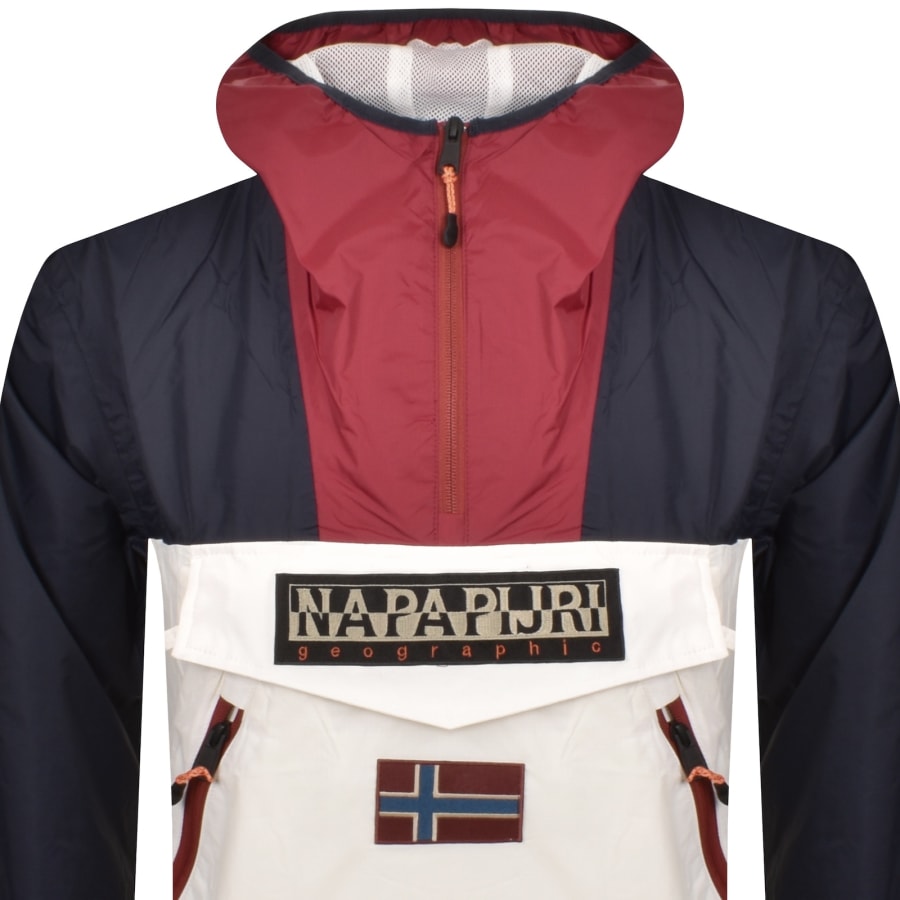 Image number 3 for Napapijri Rainforest Windbreaker Jacket Cream