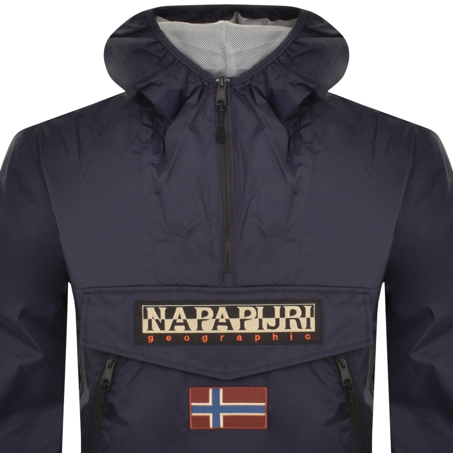 Image number 2 for Napapijri Rainforest Winbreaker Jacket Navy
