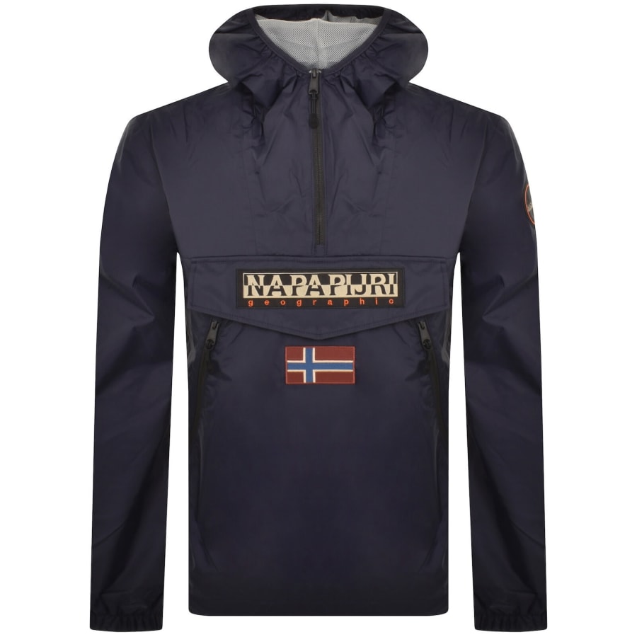 Image number 1 for Napapijri Rainforest Winbreaker Jacket Navy