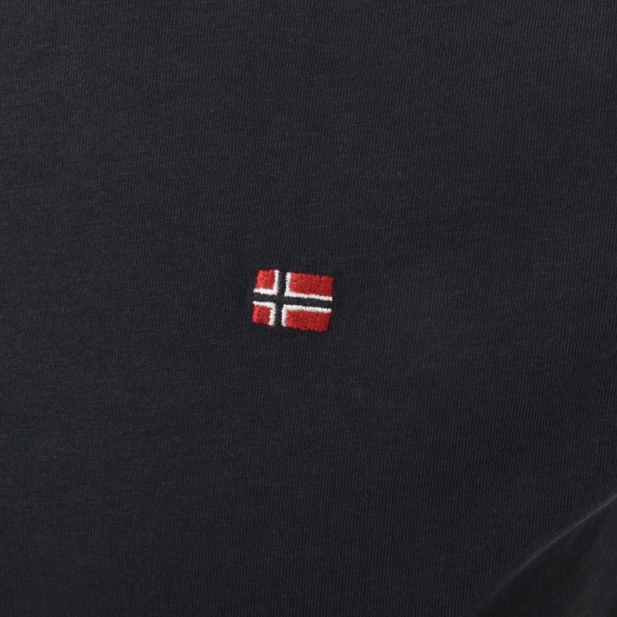 Image number 3 for Napapijri Salis Sum Logo T Shirt Black