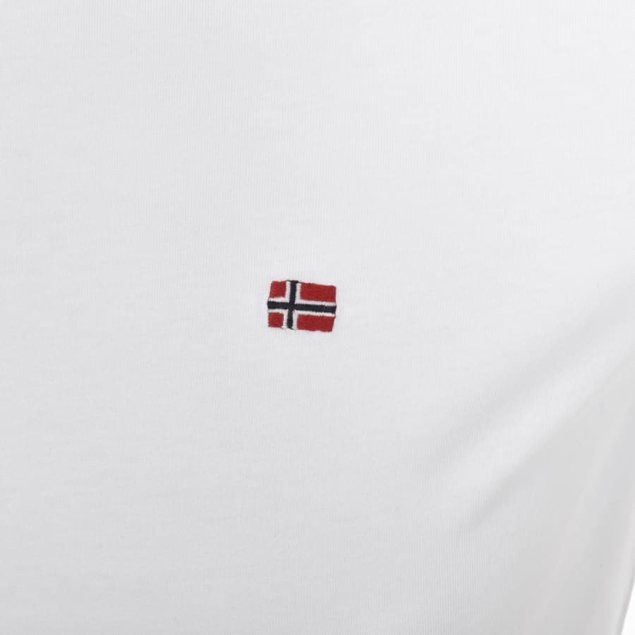 Image number 3 for Napapijri Salis Logo T Shirt White
