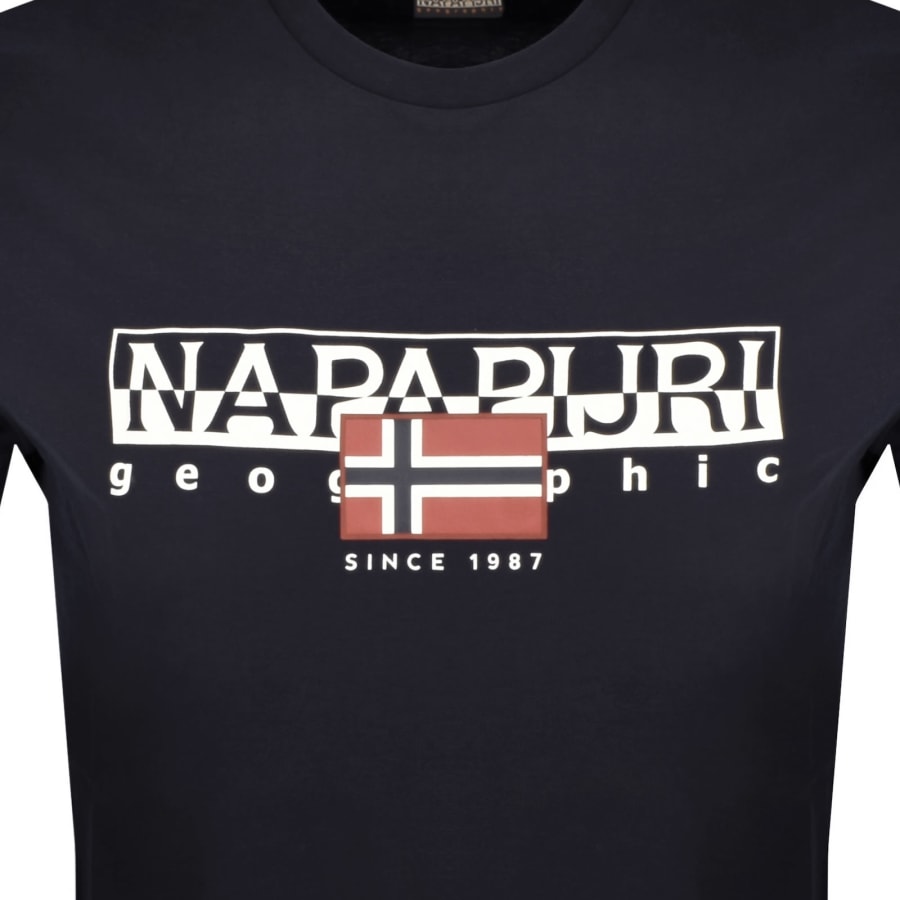 Image number 3 for Napapijri S Aylmer T Shirt Navy