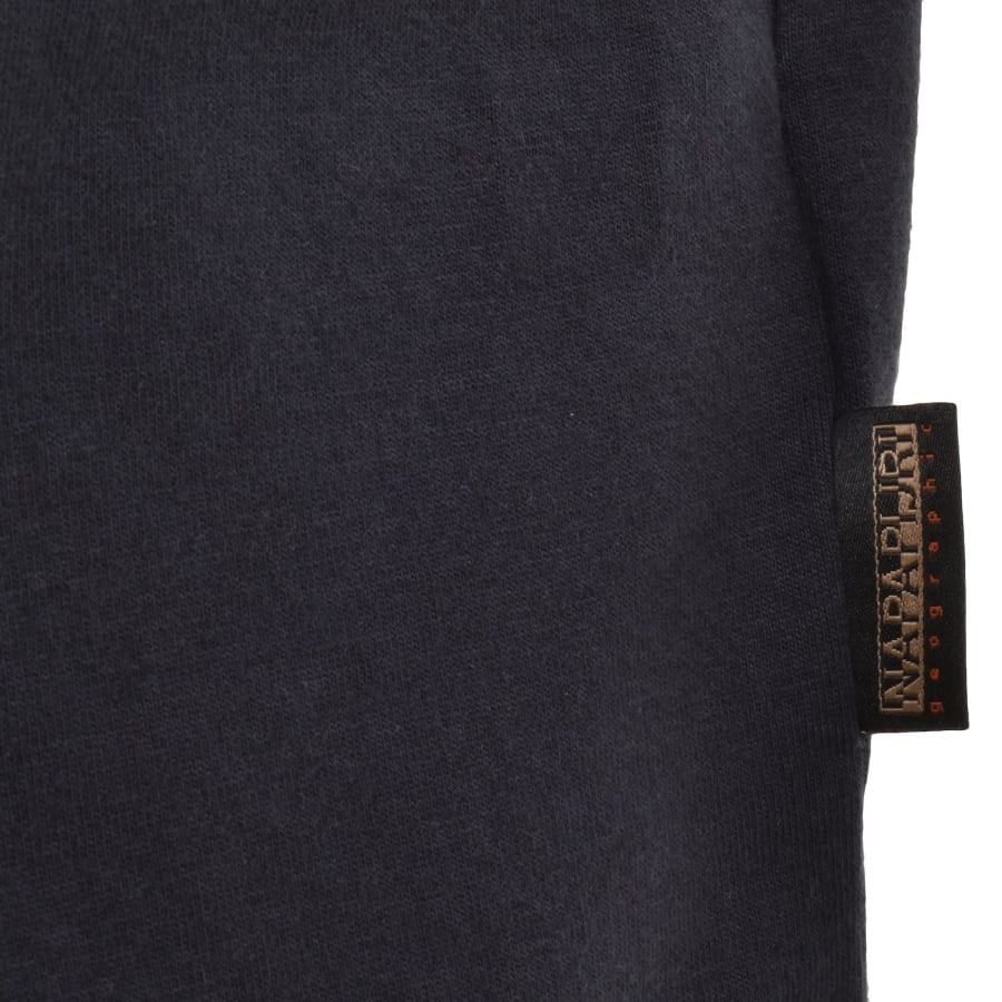 Image number 3 for Napapijri Salis Logo T Shirt Navy