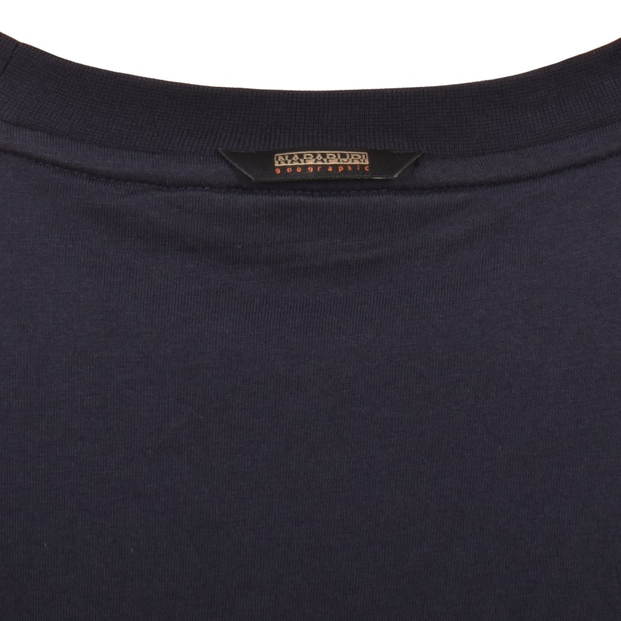 Image number 5 for Napapijri Salis Logo T Shirt Navy