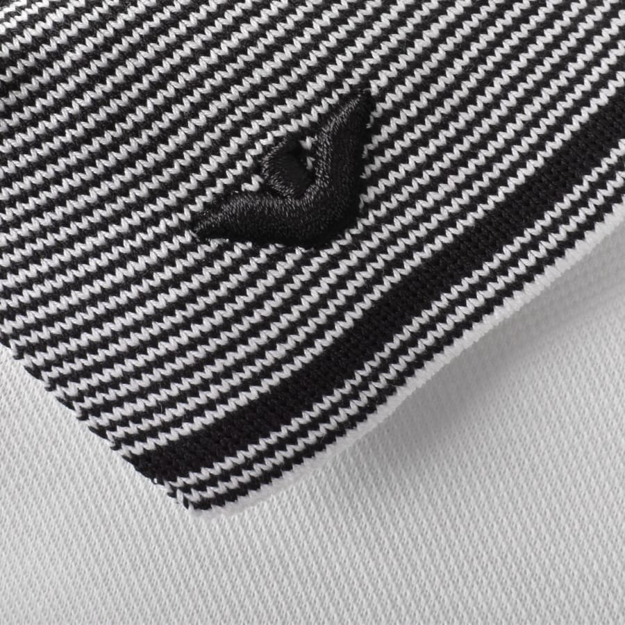 Image number 3 for Emporio Armani Short Sleeved Polo T Shirt White