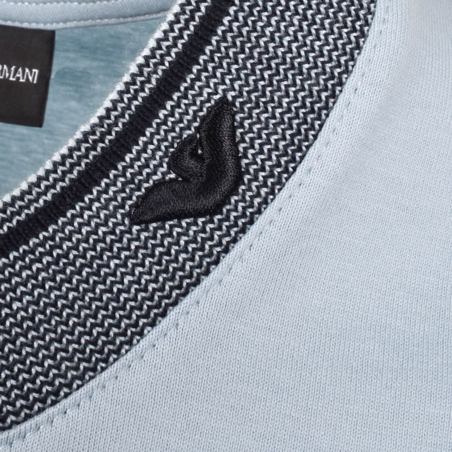 Image number 3 for Emporio Armani Crew Neck T Shirt Blue