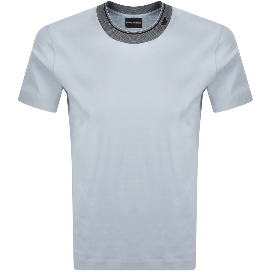 Image number 1 for Emporio Armani Crew Neck T Shirt Blue