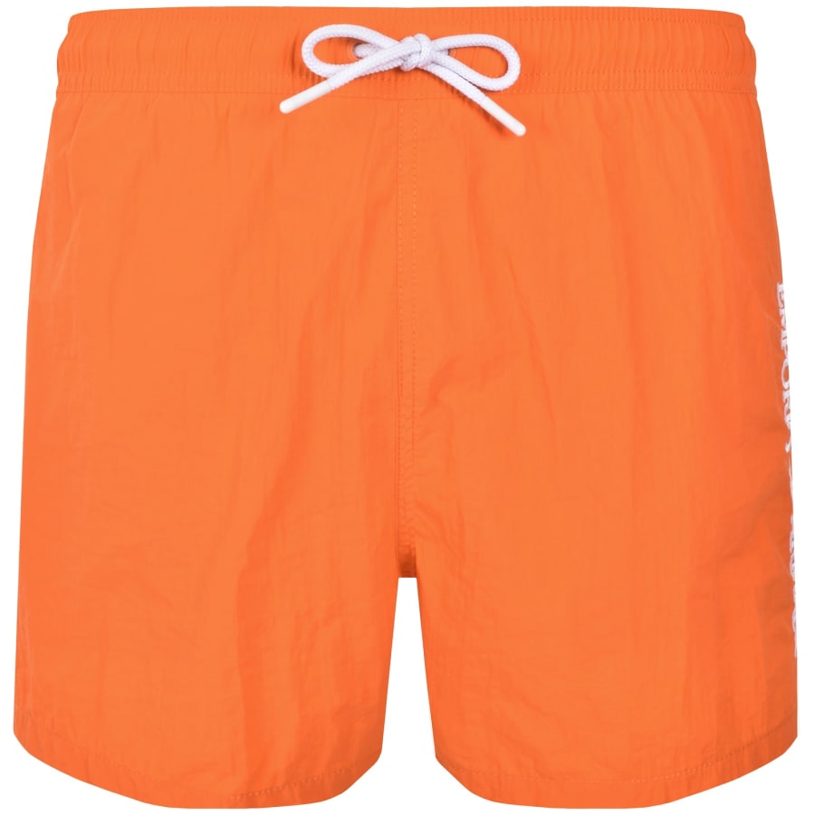 Image number 2 for Emporio Armani Logo Swim Shorts Orange