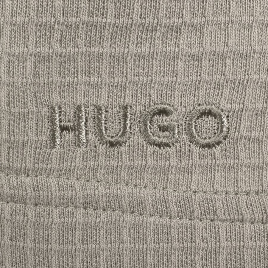 Image number 4 for HUGO Austin Waffle Shorts Brown
