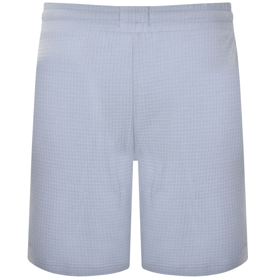 Image number 3 for HUGO Austin Waffle Shorts Blue