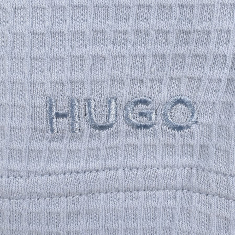 Image number 4 for HUGO Austin Waffle Shorts Blue