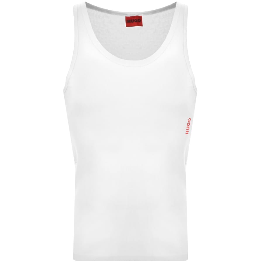 Image number 2 for HUGO Double Pack Vests White