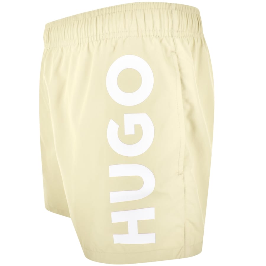 Image number 3 for HUGO ABAS Swim Shorts Yellow