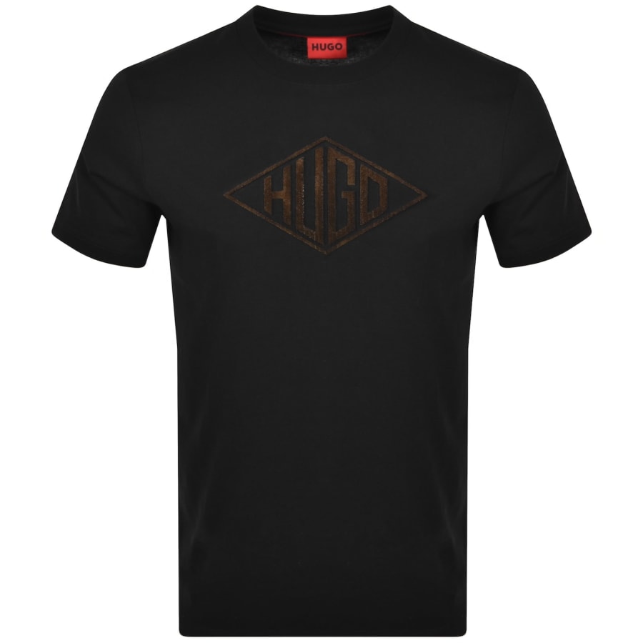 Image number 1 for HUGO Dalendi T Shirt Black