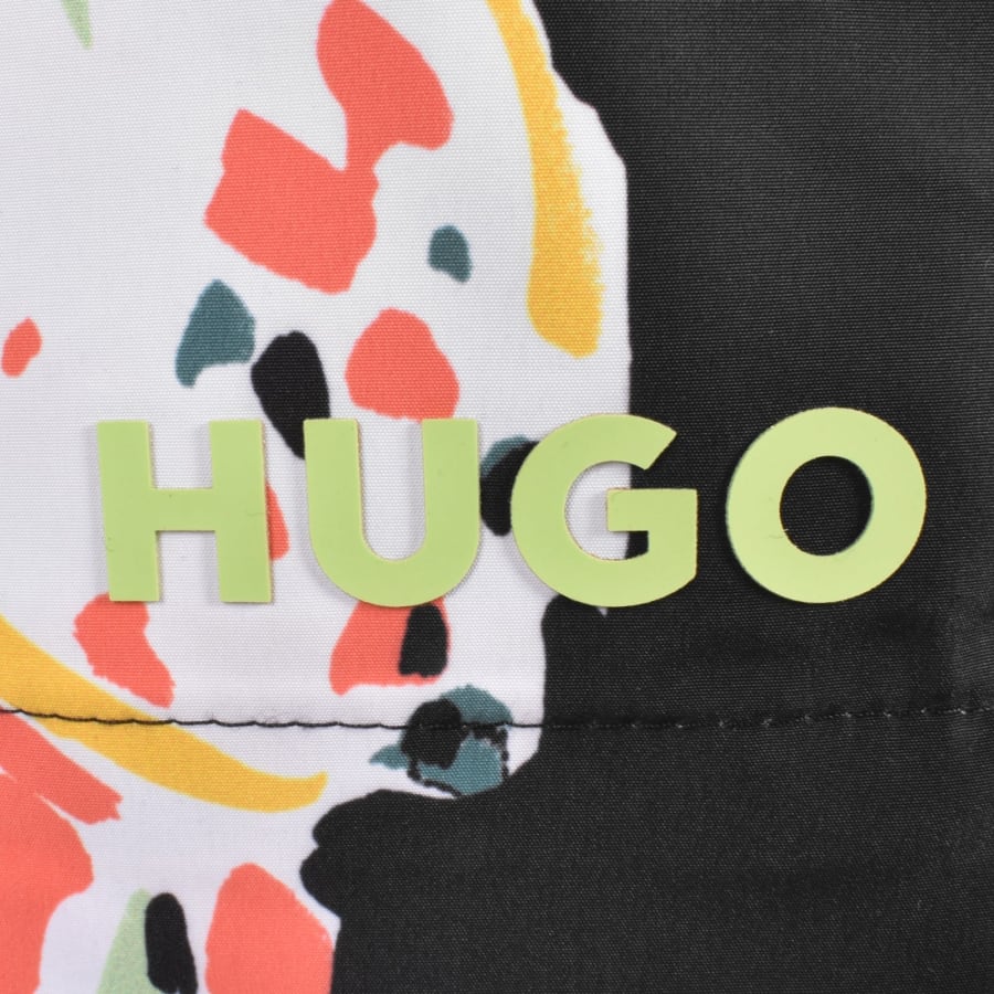 Image number 3 for HUGO Calala Swim Shorts Black