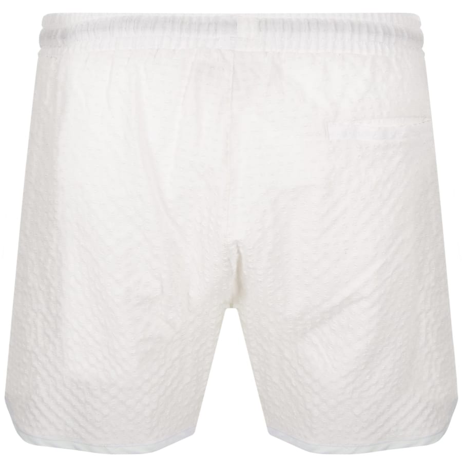 Image number 2 for HUGO Chaffle Swim Shorts White