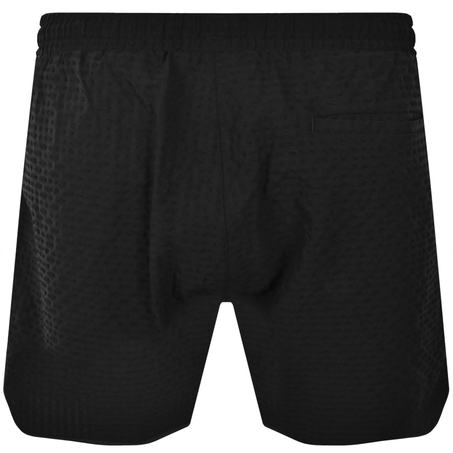 Image number 2 for HUGO Chaffle Swim Shorts Black