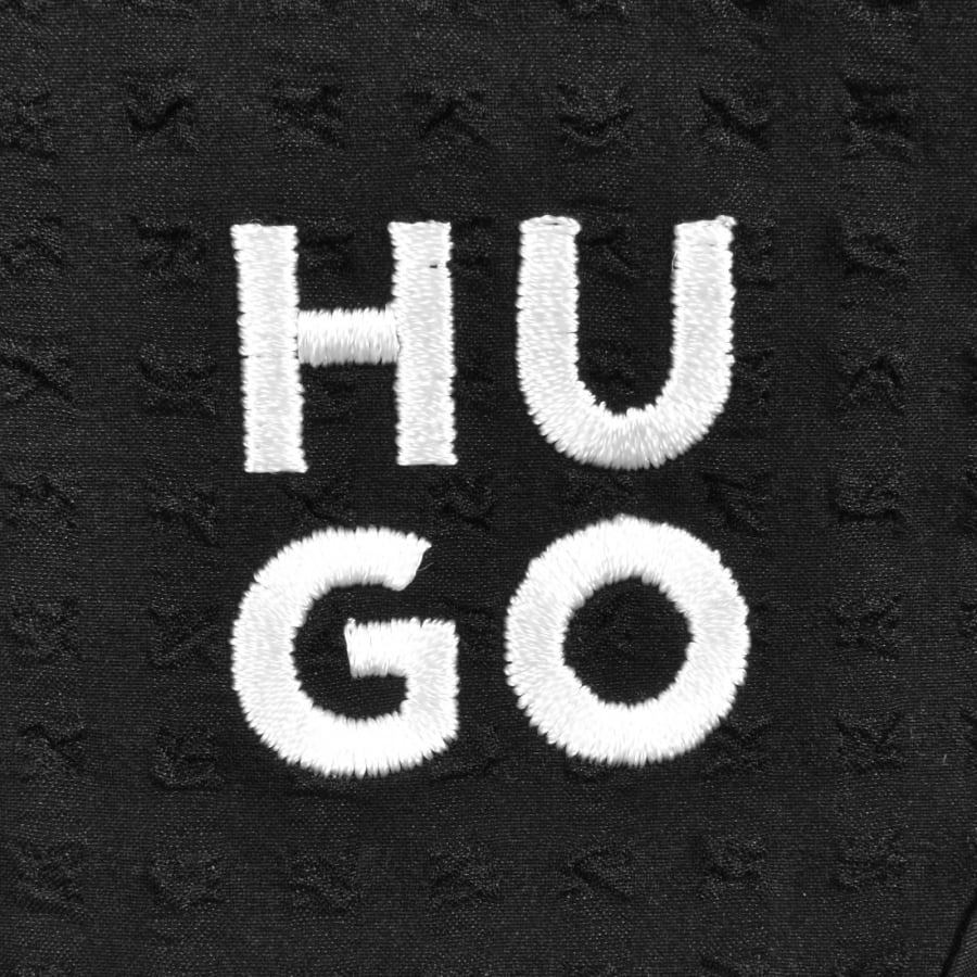 Image number 3 for HUGO Chaffle Swim Shorts Black