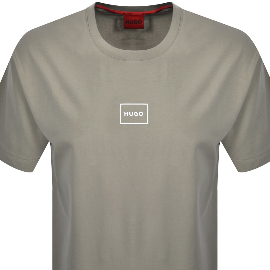 Image number 2 for HUGO Laze T Shirt Brown