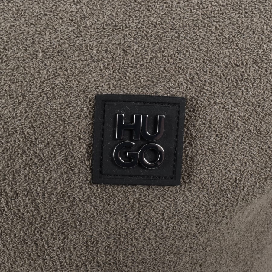 Image number 3 for HUGO Shiplom Knit Polo Brown
