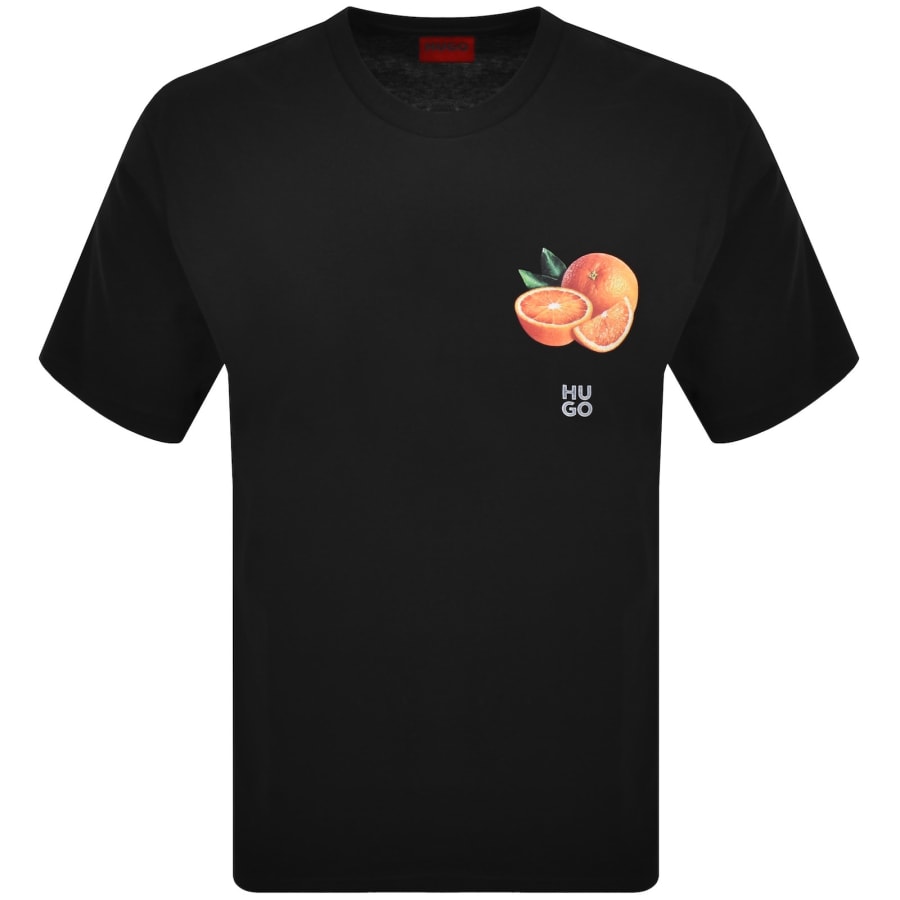 Image number 2 for HUGO Dartiee T Shirt Black