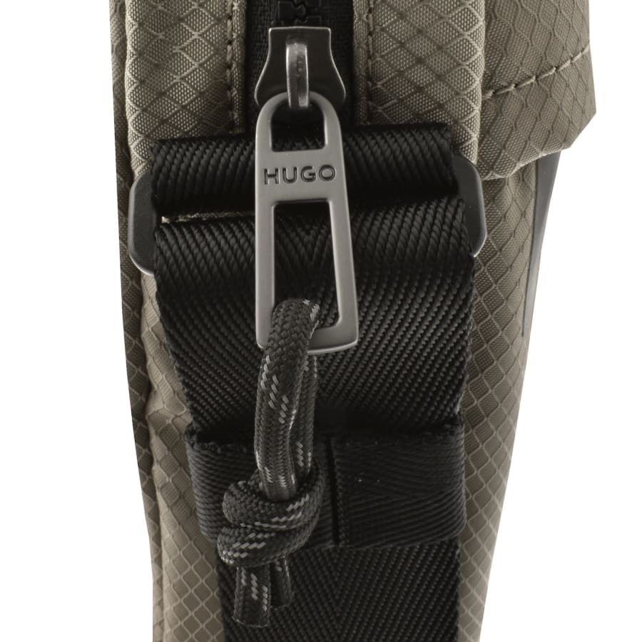 Image number 3 for HUGO Shaun Zip Bag Brown