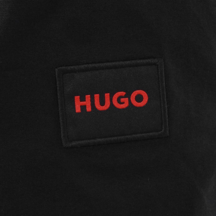 Image number 3 for HUGO Short Sleeved Ebor Shirt Black