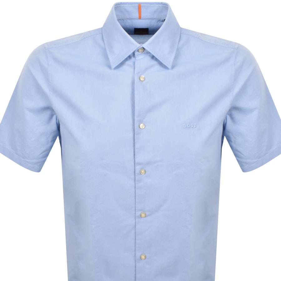 Image number 2 for BOSS Rash 2 Short Sleeved Shirt Blue
