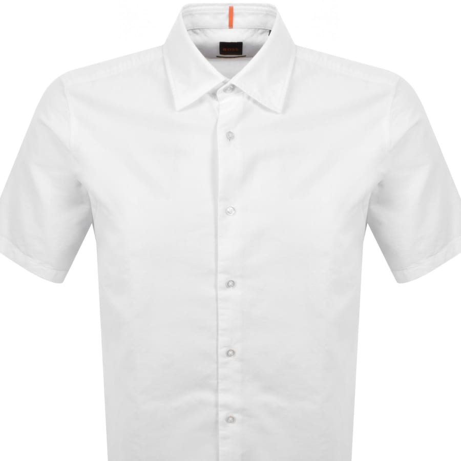Image number 2 for BOSS Rash 2 Short Sleeved Shirt White