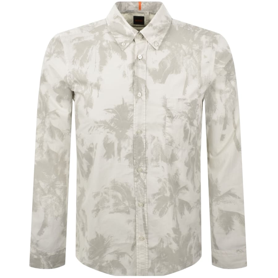 Image number 1 for BOSS Rickert Long Sleeved Shirt Beige