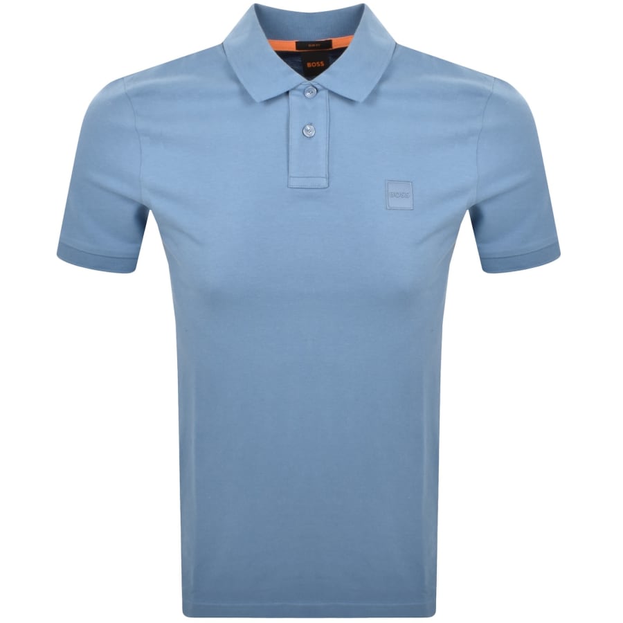 Image number 1 for BOSS Slim Fit Passenger Polo T Shirt Blue