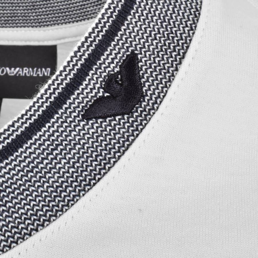 Image number 3 for Emporio Armani Crew Neck T Shirt Snow White