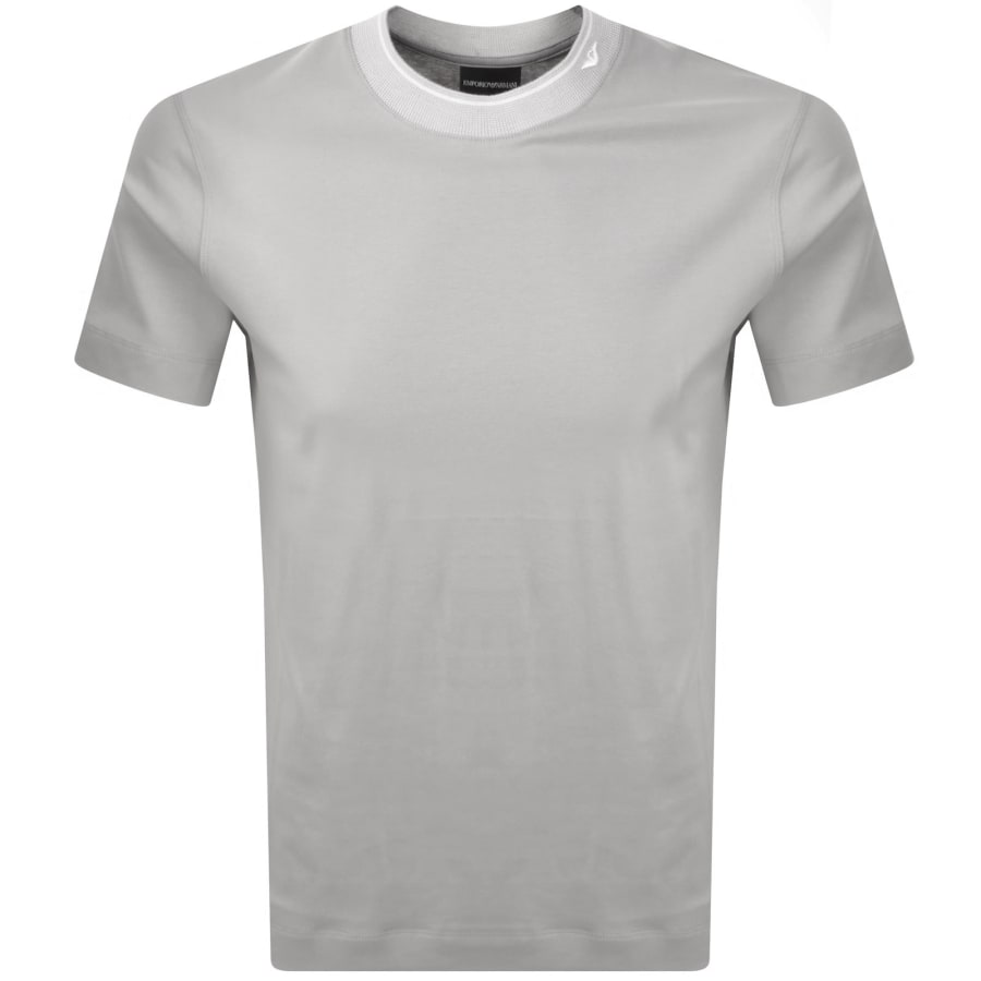 Image number 1 for Emporio Armani Crew Neck T Shirt Drizzle Grey