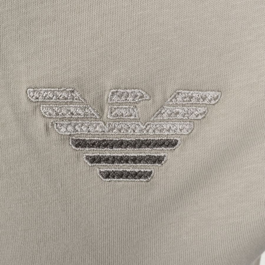 Image number 3 for Emporio Armani Crew Neck T Shirt Beige