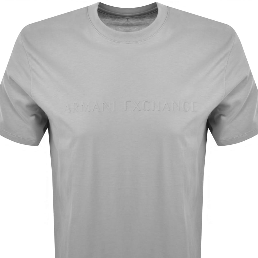 Image number 2 for Armani Exchange Short Sleeved T Shirt Grey