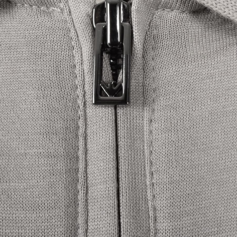 Image number 4 for Emporio Armani Short Sleeved Polo T Shirt Grey