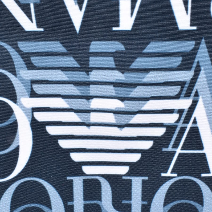Image number 3 for Emporio Armani Logo Swim Shorts Blue