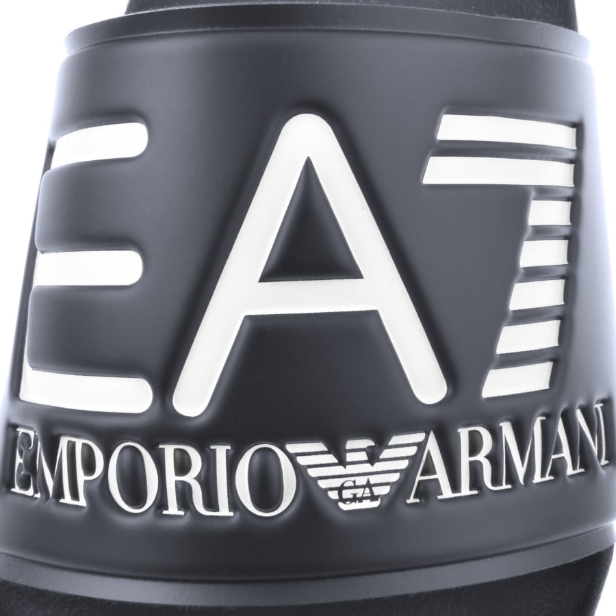 Image number 4 for EA7 Emporio Armani Beach Sliders Navy Blue