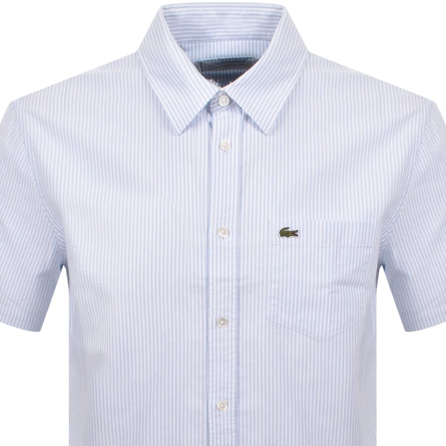 Image number 2 for Lacoste Short Sleeved Shirt Blue