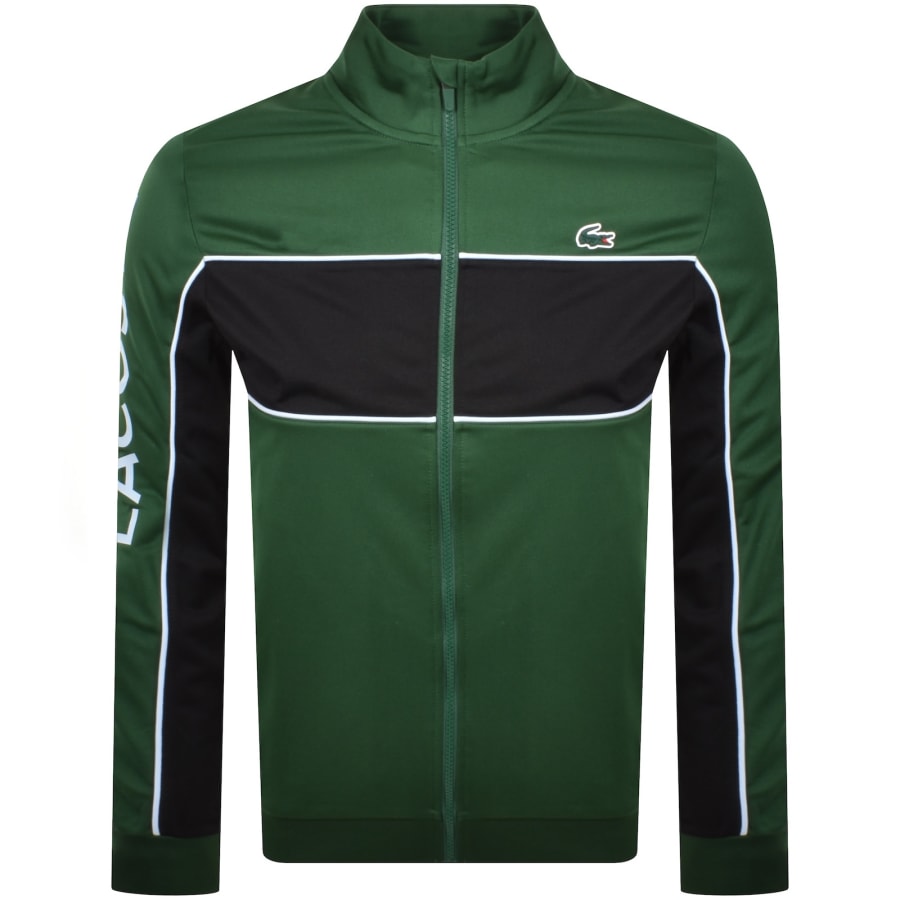 Image number 2 for Lacoste Sport Full Zip Sweatshirt Green